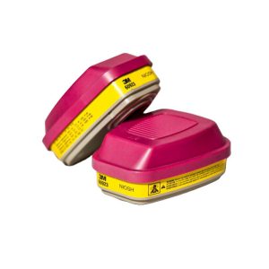 3M 60923 Organic Vapor/Acid Gas Cartridge/Filter – Dual Protection Against Hazardous Gases and Particulate Contaminants